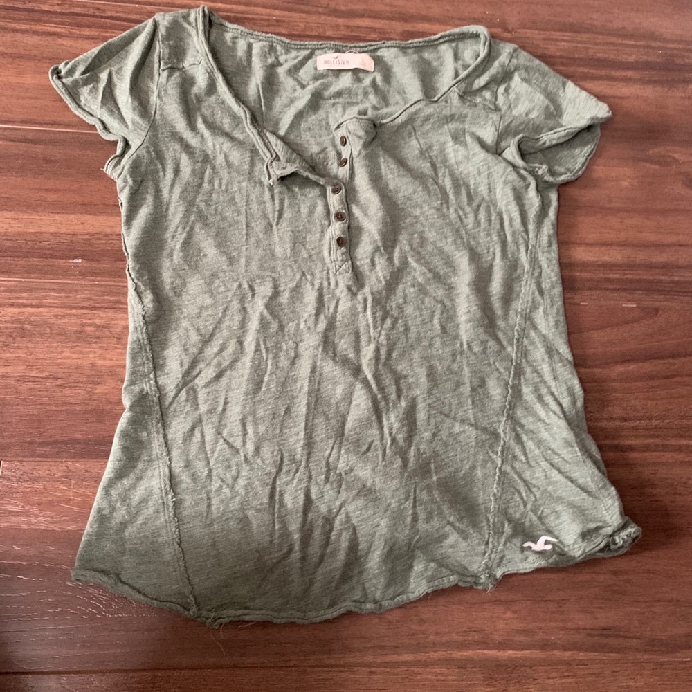 Green Casual T-Shirt
